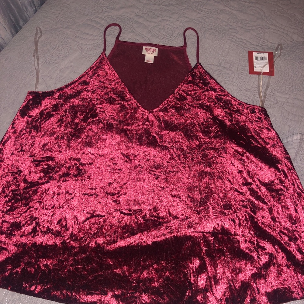 Velvet tank top